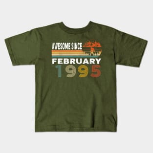 Awesome Since February 1995 Kids T-Shirt